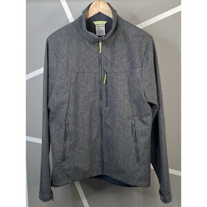Helly Hansen Jacket Mens M Heather Gray Paramount Series Softshell Full Zip